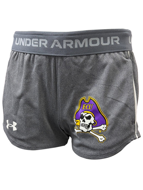 Under Armour Gray Youth Girls Jolly Roger PlayUp Short