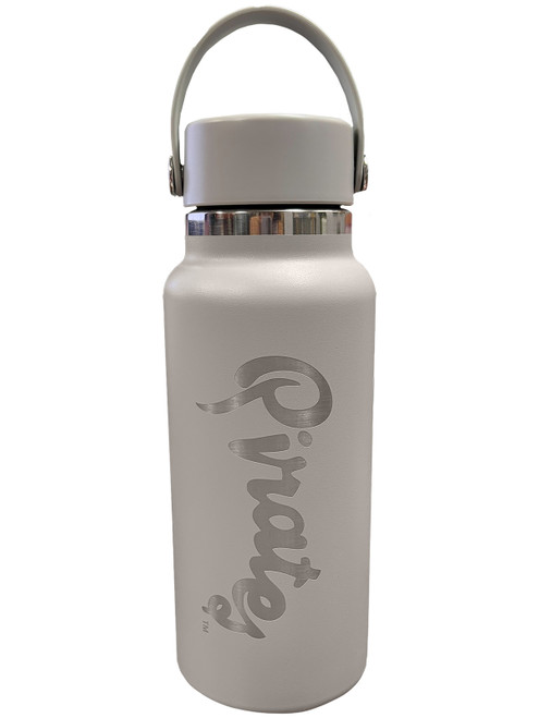 Hydro Flask Green 32 oz Pirates Script Wide Mouth Water Bottle
