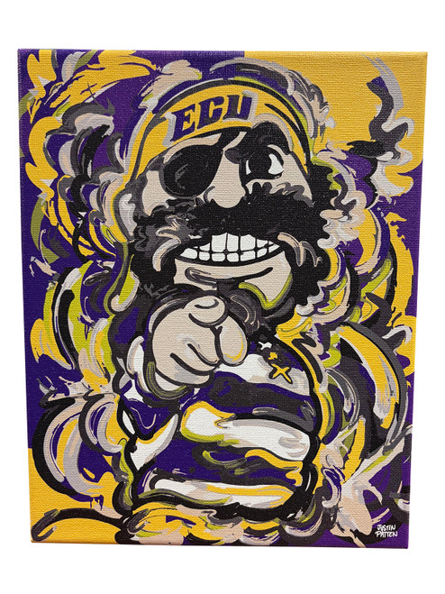 PeeDee Mascot Canvas Painting
