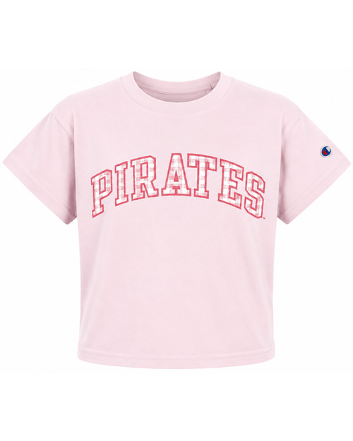 Champion Youth Pink Gingham Pirates Tee