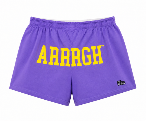 Ladies Purple ARRRGH Shorts