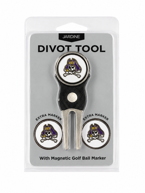 4 Pack Jolly Roger Divot Tool & Ball Marker Set