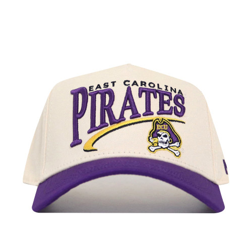 Ivory & Purple East Carolina Pirates Tail Cap