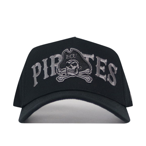 Black and Silver Pirates & Jolly Roger Cap