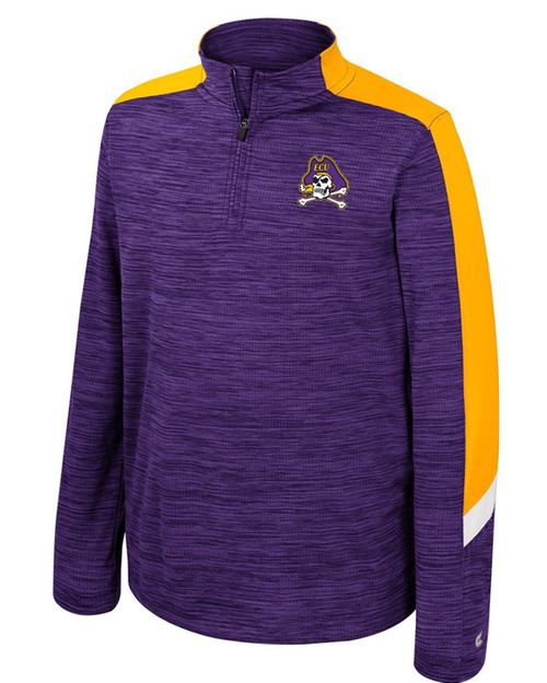 Youth Colosseum 1/4 Zip Purple & Gold Jacket