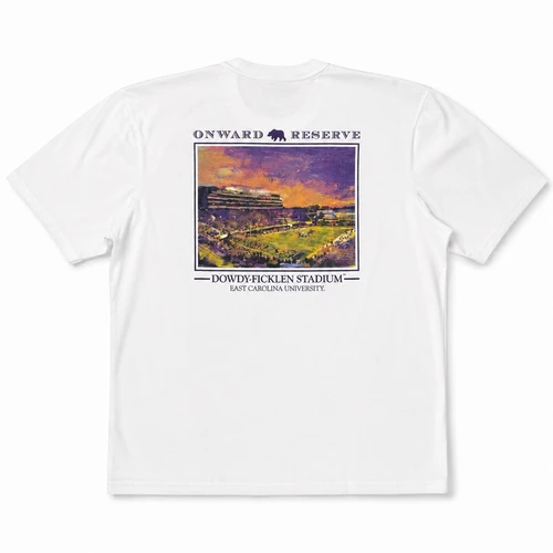 White Onward Reserve Dowdy-Ficklen Sunset Tee