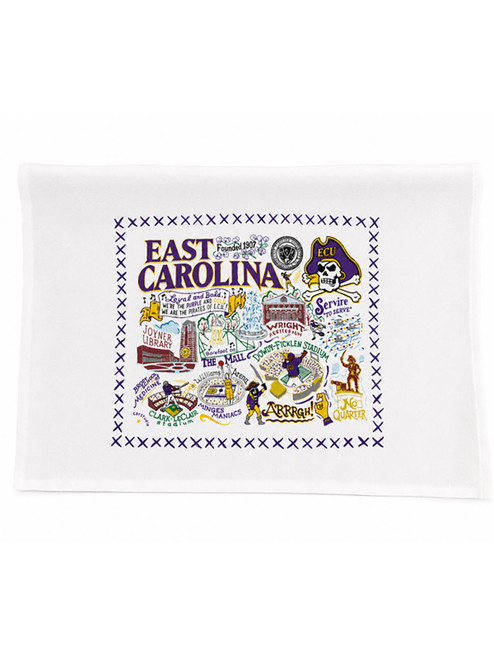 East Carolina Pirates Icons Dish Towel