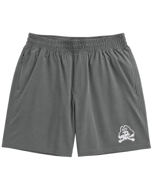 Lululemon Men's Gray Jolly Roger Pace Breaker Linerless Short 7"