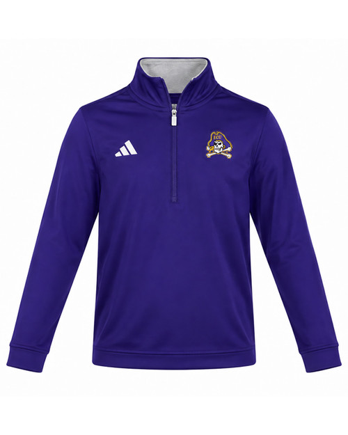 Adidas Elevated 1/4 Zip Jolly Roger Collegiate Purple Pullover