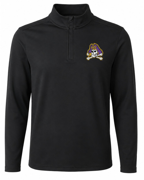 Youth Under Armour Jolly Roger Black 1/4 Zip Pullover