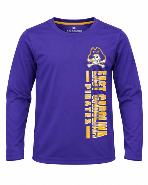Youth Colosseum East Carolina Pirates Jolly Roger Long-Sleeve Tee