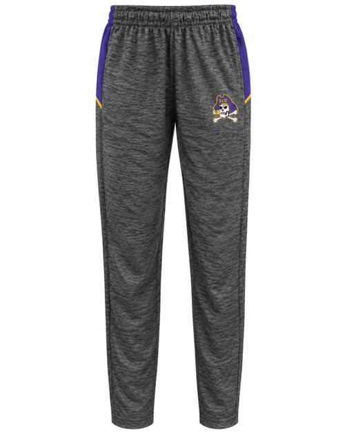 Youth Colosseum East Carolina Jolly Roger Charcoal Gray Jogging Pants
