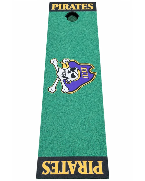 Sports Licensing Solutions Jolly Roger Pirates 18" x 72" Officially Licensed Putting Green Mat
