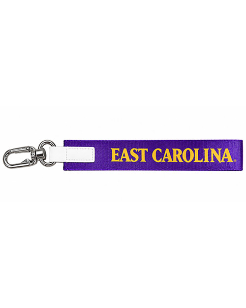 Jardine Gold East Carolina Purple Keychain Strap