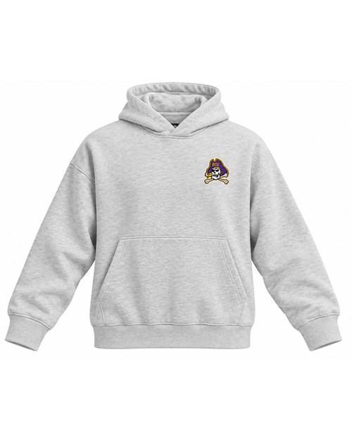 Lululemon Jolly Roger Gray Steady State Pullover Hoodie