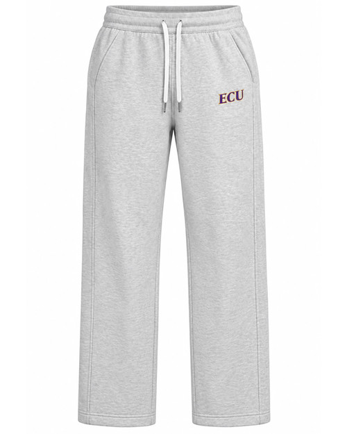 Ladies Lululemon ECU Gray Scuba Mid-Rise Wide-Leg Pants
