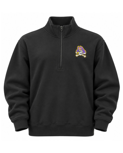 Lululemon Jolly Roger Black Steady State 1/2 Zip Pullover