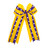 Purple & Gold Polka Dot Ribbon Bow