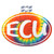 Vintage ECU Tie Dye ECU Oval Sticker