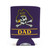 Purple Jolly Roger Dad Bar Koozie