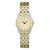 Stainless Two Tone Gold Face ECU Ladies' Wristwatch