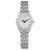 Silver Tone & Silver Face ECU Ladies Wristwatch