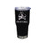 Tumbler Football Black Jolly Roger Stainless 22 oz
