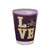 Purple Love Jolly Roger Shot Glass