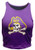 Purple Crop Jolly Roger Workout Tank