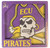 3-d Jolly Roger Magnet