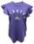 Purple Top with Short Ruffled Sleeves and Pirates