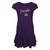Youth Purple Tiered Dress with Jolly Roger