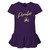 Toddler Purple Tiered Dress with Jolly Roger