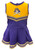 Infant Cheer Onesie w/ Purple & Gold Trim