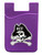 Purple Cell Phone ID Holder w/ Jolly Roger
