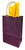 Tiny Purple Kraft Gift Bag w/ Gold Tissue Paper
