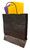 Small Black Kraft Gift Bag w/ Gold & Purple Tissue Paper