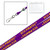 Purple ECU Pirates Lanyard