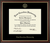Black Studio Embossed Diploma Frame