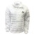 White Full Zip Jolly Roger Puffer Jacket