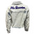 No Quarter Jolly Roger Cropped Denim Jacket
