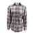 Plaid Purple ECU Flannel with Jolly Roger