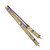 Clear Purple Bridget Bag with Purple and Gold Go Pirates Strap