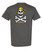 Charcoal Original Skully Crossbones Tee