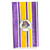 Purple and Gold Striped Jolly Roger Hand Towel