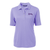 Purple Cutter & Buck Virtue Eco Pique Recycled Womens Pirate Script Polo