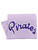 Lavender Pirates Script Pro-weave Sweatshirt Blanket
