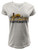 White Ladies ECU Building Landmark V-Neck Tee