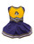 Infant Purple and Gold Jolly Roger Cheer Dress