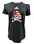 Adidas Ladies Black Stars & Stripes Jolly Roger Amplifier Tee